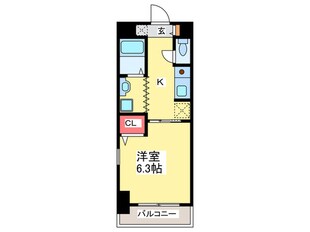 シェモア桜川の物件間取画像